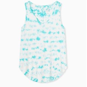 super soft turquoise tie-dye favorite tunic tank